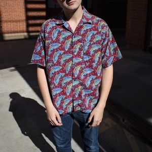 Patagonia Air Conditioned Fish Print Shirt